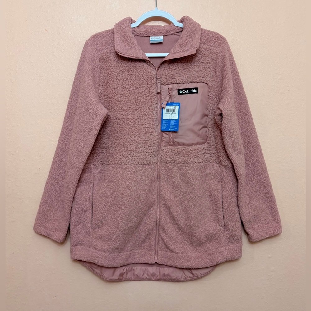 Columbia Lodge Sherpa Full Zip Fleece Jacket - Picture 4 of 8